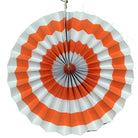 Orange Stripes Paper Fans ALL PARTY SUPPLIES Pretty UR Party