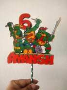 Ninja Turtles Cake Topper HANDCRAFTED Pretty UR Party