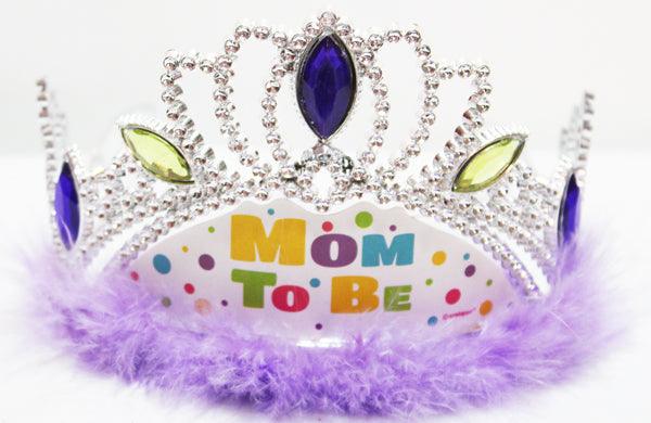 Mom to Be Crown Purple BABY SHOWER Pretty UR Party