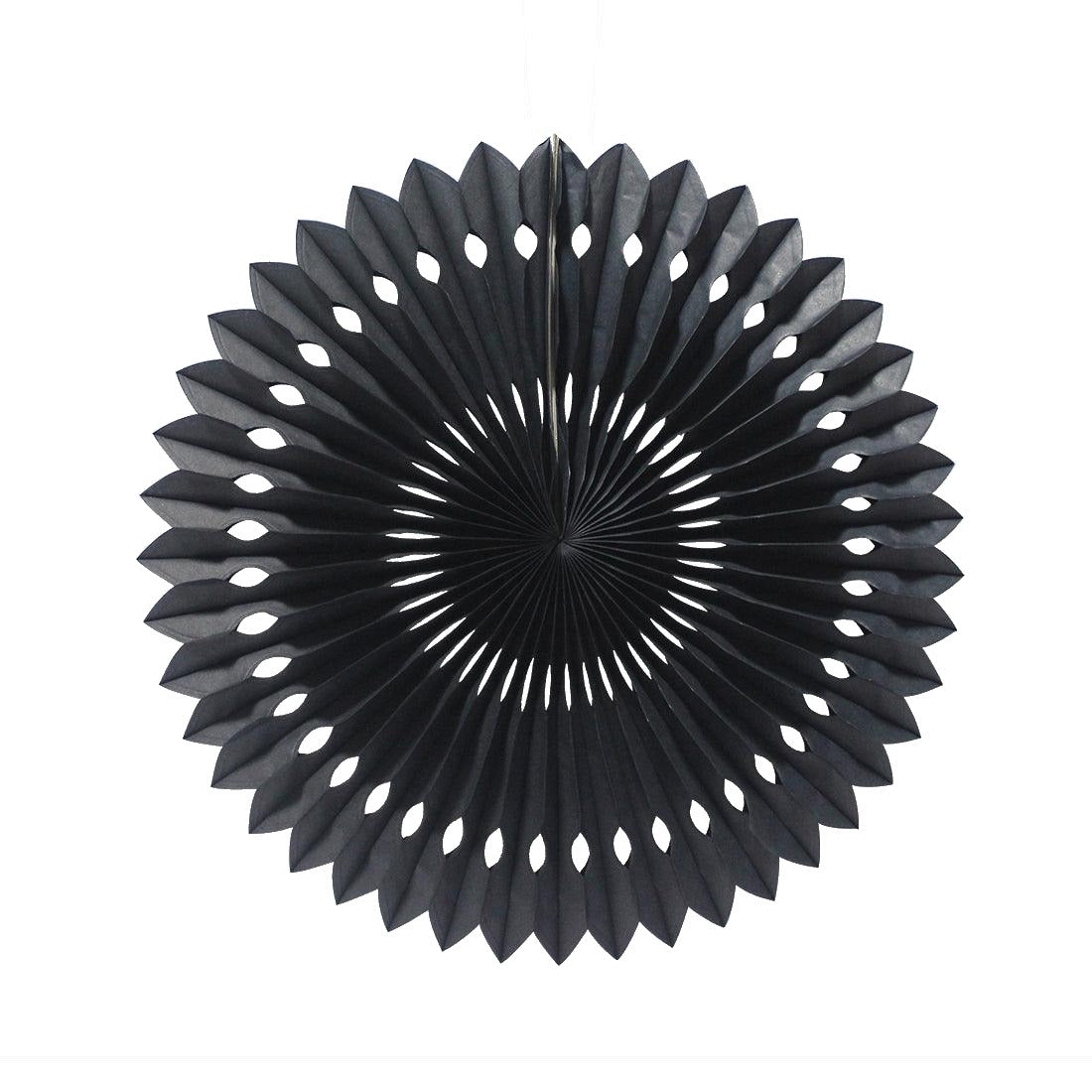 Designer Black Paper Fans