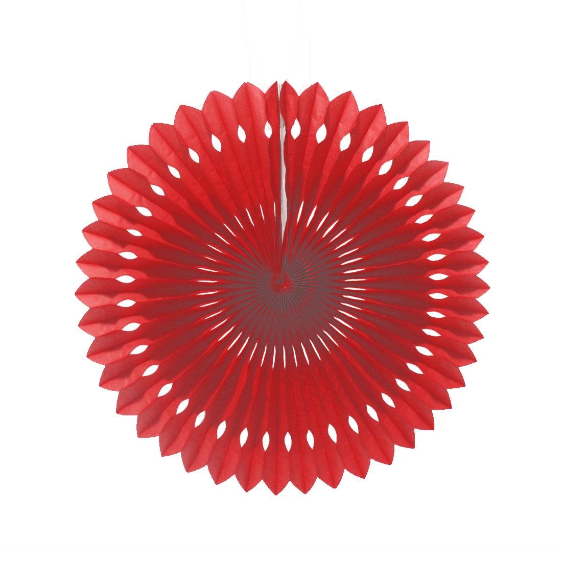 Designer Red Paper Fans