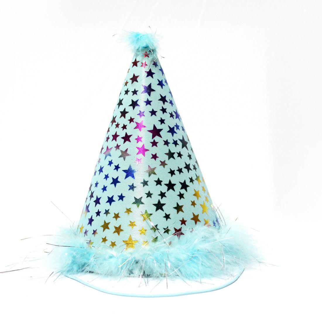 Blue Stars Birthday Cap ACCESSORIES Pretty UR Party