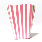 Pink Stripes Popcorn Box - Pack of 10 ACCESSORIES Pretty UR Party