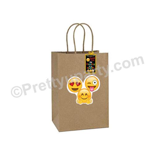 Emoji Gift Bags- Pack of 10 ACCESSORIES Pretty UR Party