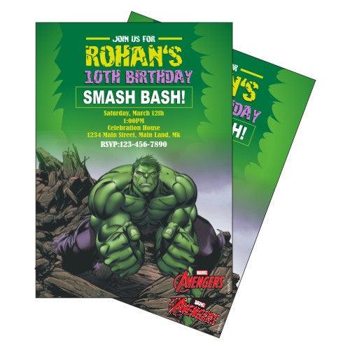 Hulk Invitations ALL PARTY SUPPLIES Pretty UR Party
