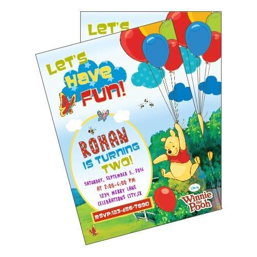 Winnie The Pooh Invitations ALL PARTY SUPPLIES Pretty UR Party