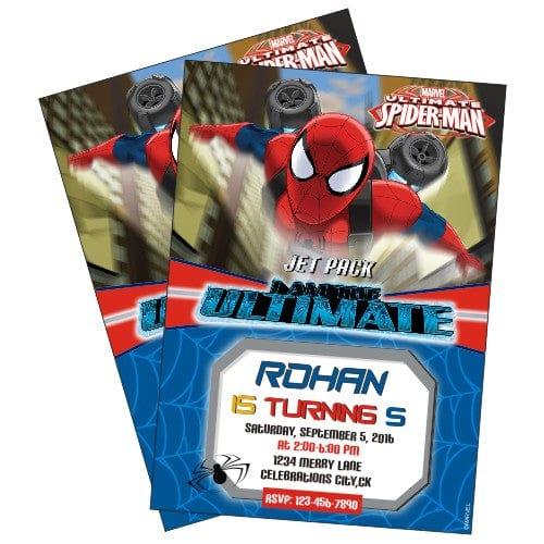 Spiderman Invitations ALL PARTY SUPPLIES Pretty UR Party