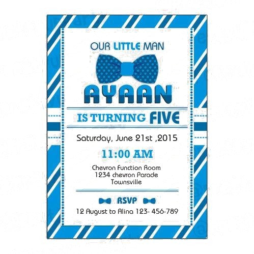 Bow Tie Invitations