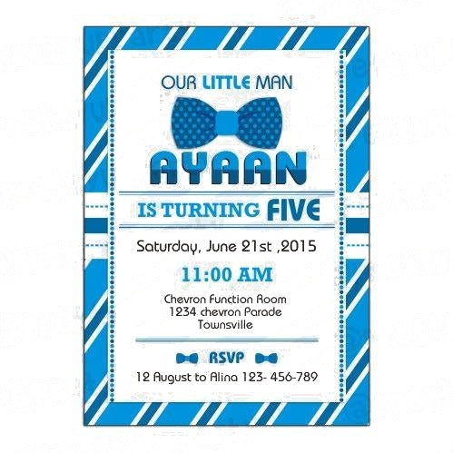 Bow Tie E-Invitations