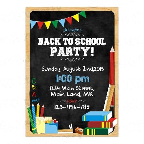 Back to School E-Invitations