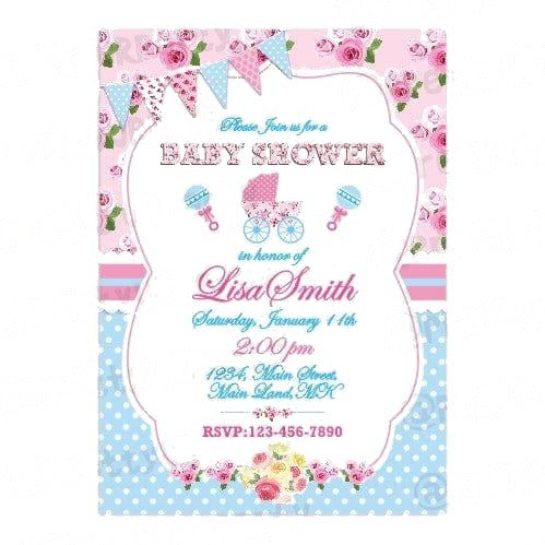 Shabby Chic Invitations