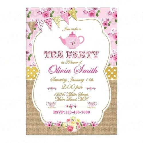 Tea Party Invitations