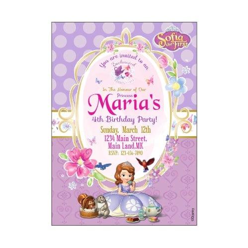 Sofia the first Enchanted Garden Party Invitations ALL PARTY SUPPLIES Pretty UR Party Default Title