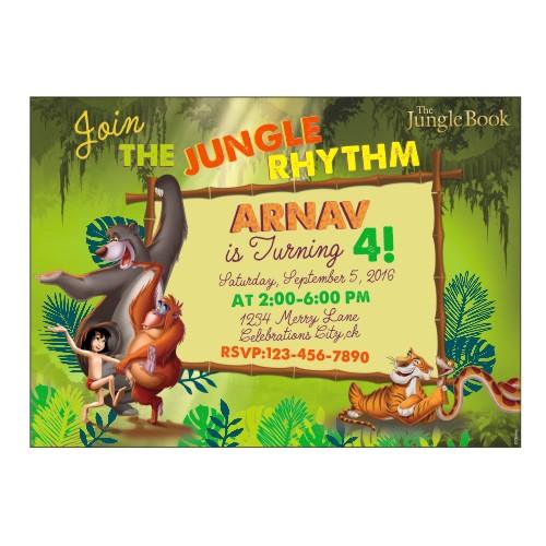 Jungle Book E-Invitations THEME PARTIES Pretty UR Party
