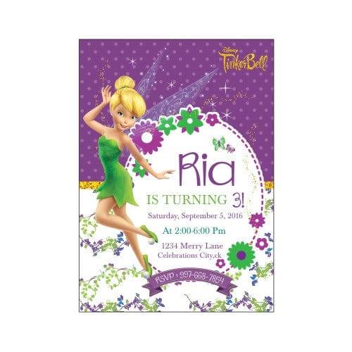 Tinkerbell Invitations ALL PARTY SUPPLIES Pretty UR Party Default Title