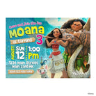 Moana Theme E-Invitations BIRTHDAYS Pretty UR Party