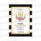 50th Birthday Theme E-Invitations ALL PARTY SUPPLIES Pretty UR Party Default Title
