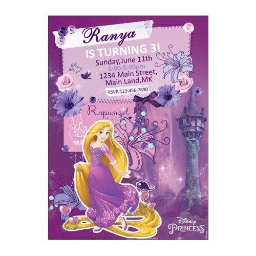 Tangled / Rapunzel Invitations ALL PARTY SUPPLIES Pretty UR Party Default Title