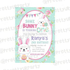 Some Bunny is One Theme E-Invitations ALL PARTY SUPPLIES Pretty UR Party