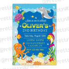 Under the Sea Theme E-Invitations THEME PARTIES Pretty UR Party
