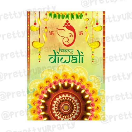 Diwali Ganesh Theme Invitations ALL PARTY SUPPLIES Pretty UR Party Default Title