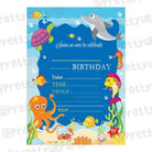 Under the Sea Invitations THEME PARTIES Pretty UR Party