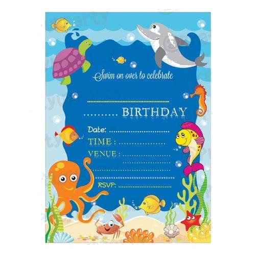 Under the Sea Invitations — image 2