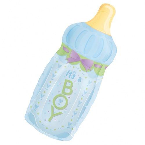 Its a Boy Bottle Supershape Balloon ALL PARTY SUPPLIES Pretty UR Party