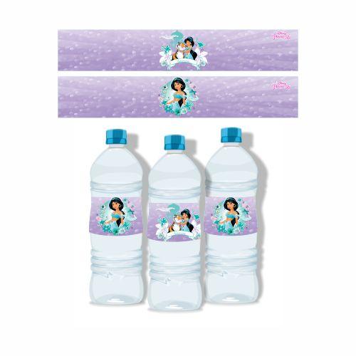 Jasmine and Aladdin Theme Water Bottle Labels THEME PARTIES Pretty UR Party Default Title