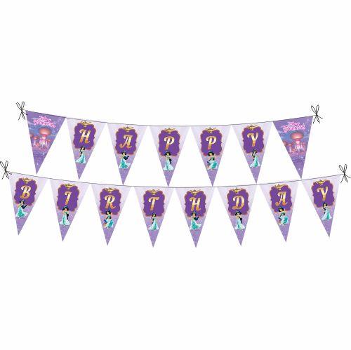 Jasmine and Aladdin Theme Bunting BIRTHDAYS Pretty UR Party Default Title
