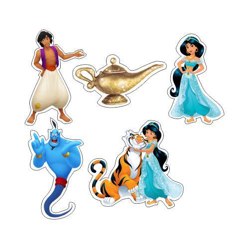 Jasmine and Aladdin Theme Cutouts THEME PARTIES Pretty UR Party