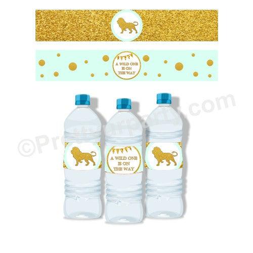 Jungle Baby Shower Bottle Labels BABY SHOWER Pretty UR Party Default Title