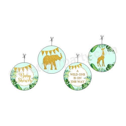 Jungle Baby Shower Danglers BABY SHOWER Pretty UR Party Default Title