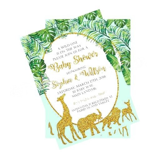 Jungle Baby Shower E-Invitations — image 2