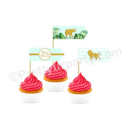 Jungle Baby Shower Picks BABY SHOWER Pretty UR Party