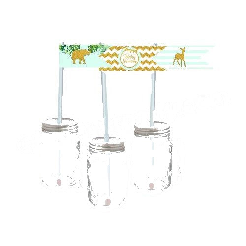 Jungle Baby Shower Straws — image 2