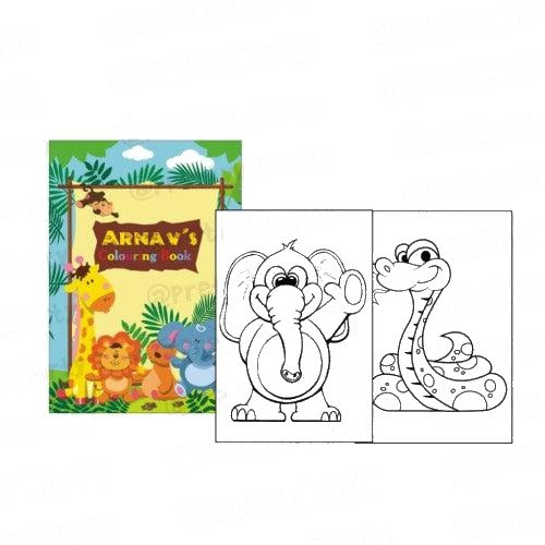 Jungle Theme Colouring Book