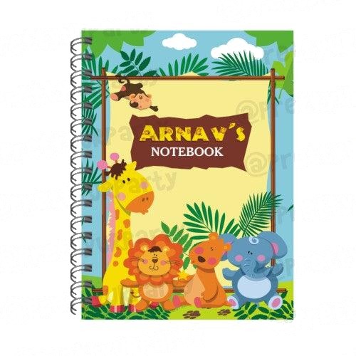 Jungle Note Books with coloured Pages - 200 pages