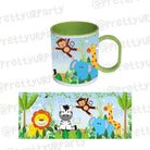 Personalised Inside Colour Jungle Mug THEME PARTIES Pretty UR Party Default Title