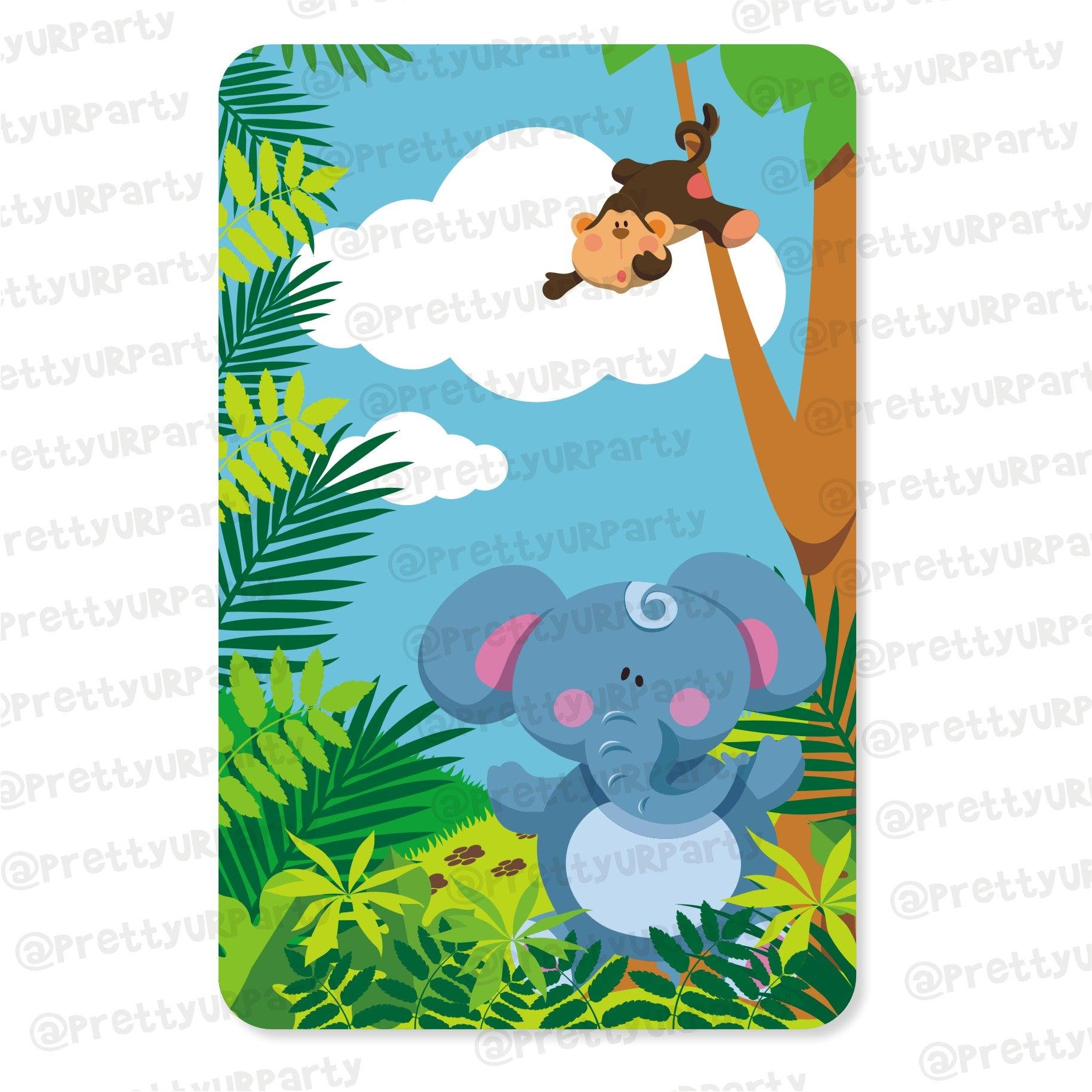 Jungle Centerpieces - Pack of 2 THEME PARTIES Pretty UR Party Default Title