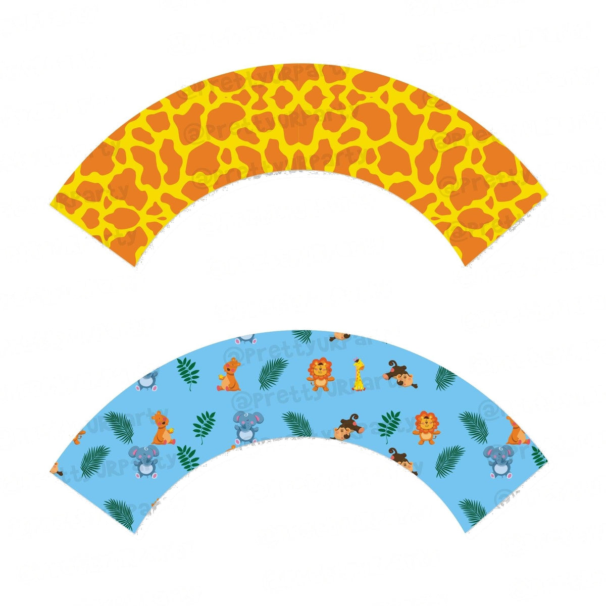 Jungle Cupcake Wrappers