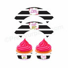 Kate Spade Theme Cupcake Wrappers THEME PARTIES Pretty UR Party Default Title