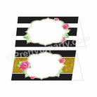 Kate Spade Theme Food Labels / Buffet Table Cards THEME PARTIES Pretty UR Party Default Title