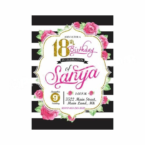 Kate Spade Theme E-Invitations
