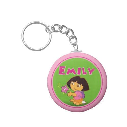 Personalised Dora The Explorer Keychain THEME PARTIES Pretty UR Party