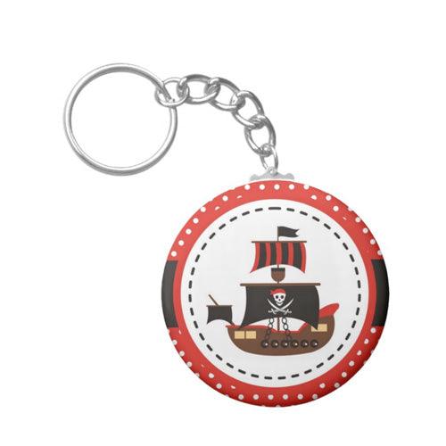 Personalised Pirate Keychain THEME PARTIES Pretty UR Party Default Title