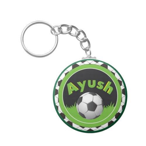 Personalised Football Keychain THEME PARTIES Pretty UR Party