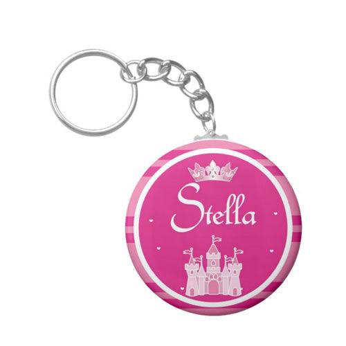 Personalised Princess 1st Keychain ALL PARTY SUPPLIES Pretty UR Party