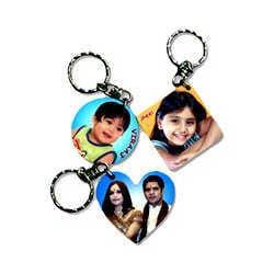 Plastic Keychain - Rounded Rectangle Small RETURN GIFTS Pretty UR Party Theme Design