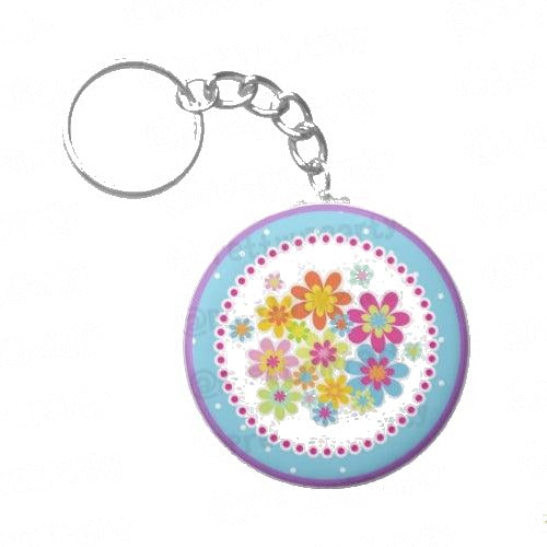 Personalised Flowers Keychain — image 2